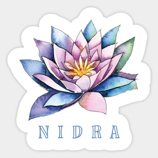Nidra Yoga Lotus Flower Sticker